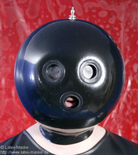 Inflatable Latex Mask with air Pump