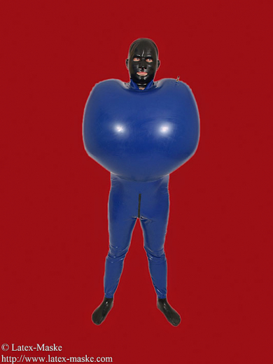 Bondage suit upper top inflatable